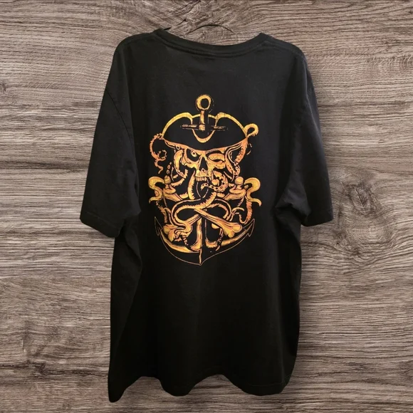 Grunt Style US Navy Anchor Kraken Graphic Tee Men’s XL - Picture 2 of 2